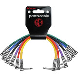 Cables Para Pedales Parcheo Guitarra Colores 1ft