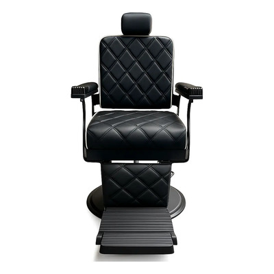 Silla Barbero Xiird Reclinable Hidráulica Negro Base Redonda | Meses sin interés