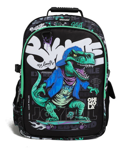 Mochila Chimola Dinosaurio Espalda Infantil Bt97