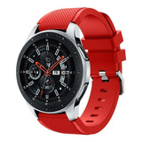 Correa De Silicon Para Galaxy Watch 46mm Roja + Mica 