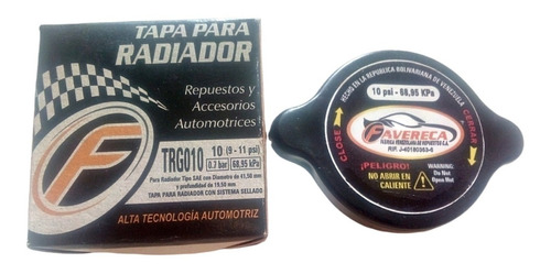 Tapa Radiador Americana Grande 10 Lbs (9-11 Psi) 0.7 Bar Foto 6