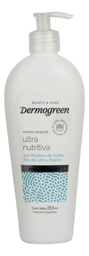 Crema Corporal Dermogreen Cruelty Free 350 Ml