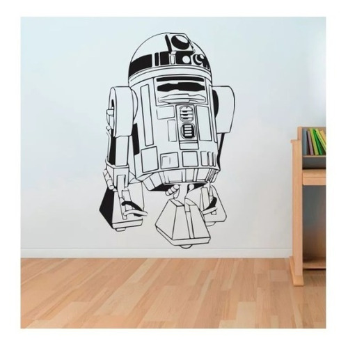 Vinilos Decorativos Star Wars R2d2 Arturito Calco Sw 60x90cm