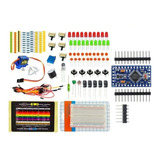 Kit Componentes Electronicos + Placa Promini Para Arduino