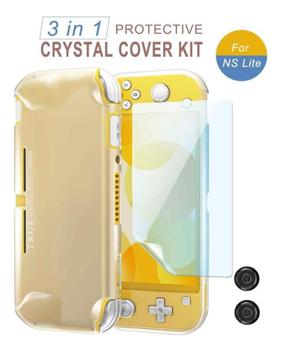 Kit Protector Cristal Swicth Lite Marca Oivo + Vidrio Y Grig