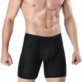 Paquete De 2 Boxers Calzoncillos De Malla Para Largo Hombre