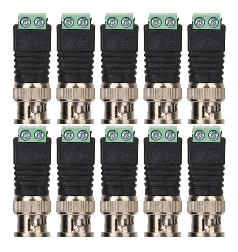 10pcs Bnc Macho A Coaxial Bnc Cable Adaptador De Cámara