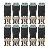 10pcs Bnc Macho A Coaxial Bnc Cable Adaptador De Cámara