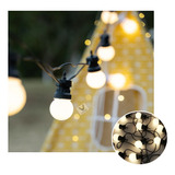 Bombillo Luces Decoracion Jardin, Boda, Bares 5mt Exteriores