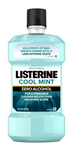 Listerine Zero Alcohol-free Mouthwash  Cool Mint 1 Litro 