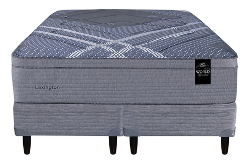 Colchón King Koil Lexington+sommier 2x2+almohadas De Regalo