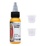 Kit Tinta Para Tatuar Eternal Ink Tattoo Tono Naranja 1 Oz