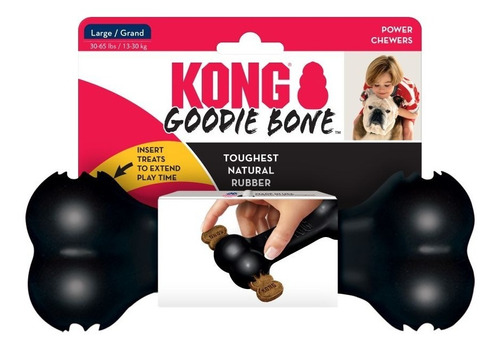 Osso Recheável Para Cachorro Kong Extreme Goodie Bone Grande