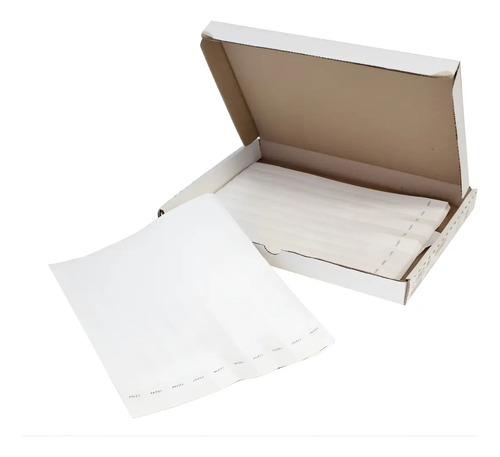 Pulseras Brazaletes De Papel Tyvek 25 X 1.9 Cms 500 Piezas | Envío gratis