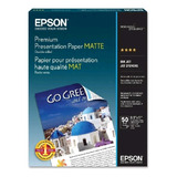 Papel Matte Epson 6 Cajas Hojas 8.5x11 Pulgadas Fotografica 