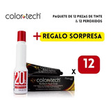 Paquete Tintes Color Tech 12 Piezas + Peroxido De Regalo