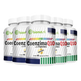 Kit 5 Un Coenzima Q10 500mg Conc 300 Cáps Bionutri Full