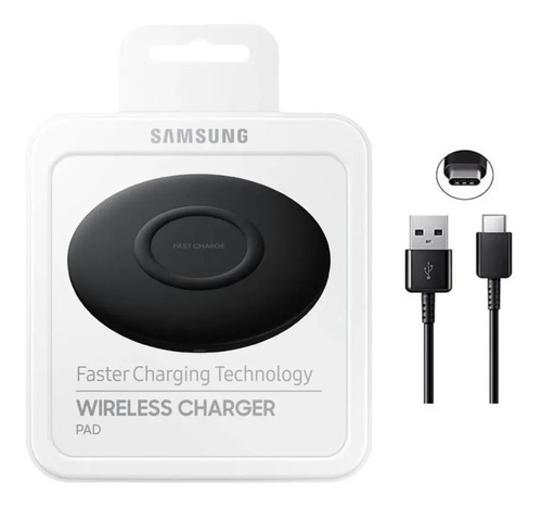 Carregador Rápido Sem Fio Wireless Indução Slim Samsung