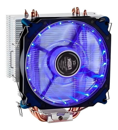 Cooler Processador Gamer Led Azul 775 115x 1200 X99 Am3 Am4
