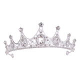 Estilo Reina Coronas Diadema Diadema Nupcial Rhinestone