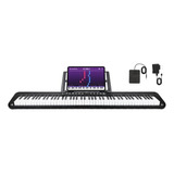 Piano Digital 88 Teclas Semi Ponderado Con Soporte, Bluetoot