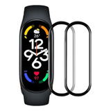 Kit 2 Película Nano 9d Protetora De Tela Smartwatch Miband 7