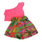 Conjunto Infantil Mini Diva Tendência Menina Verão