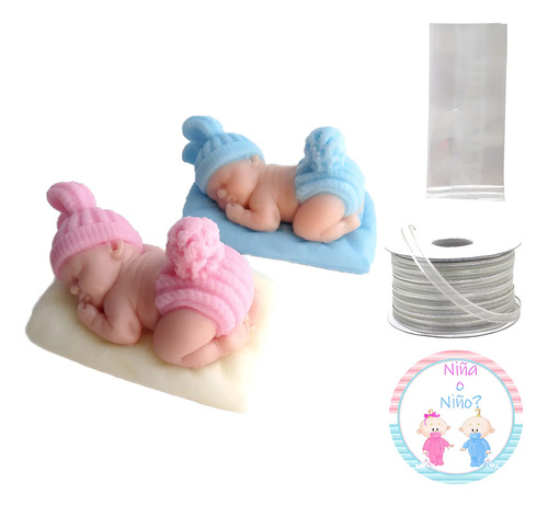 Recuerdo Jabón En Forma De Bebe Baby Shower Bautizo 20piezas