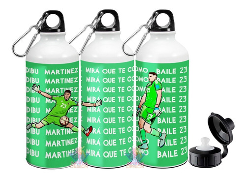 Botella Deportiva Dibu Martinez Baile Mundial Argentina 23