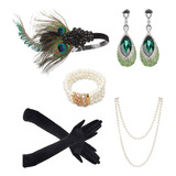 Gionforsy 1920s Set Roaring 20s Gatsby Accesorios Para Mujer