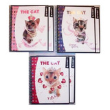 Pack 3 Cuadernos Univ. Rhein The Cat 7mm 100 Hojas 