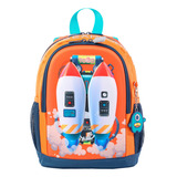 Morral Totto Para Niño Cohety S Color Naranja Diseño De La Tela Liso