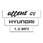 Calcomanas Para Hyundai Accent Gs Hyundai Accent