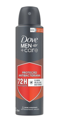 Desodorante Aerosol Dove Men+care Proteção Antibacteriana