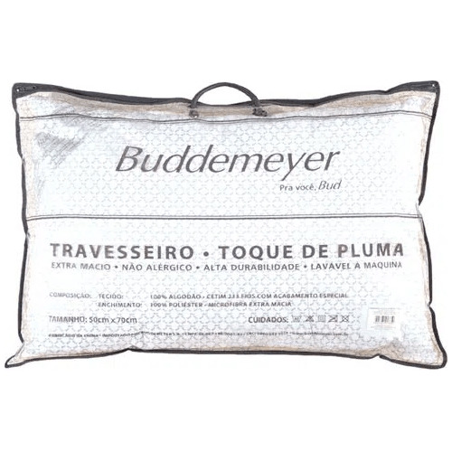 Travesseiro Toque De Pluma Buddemeyer 50 Cm X 70 Cm