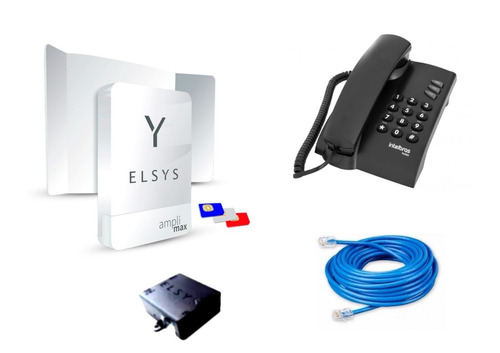Kit Internet Rural Elsys Amplimax 4g  Dados E Voz + Telefone