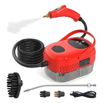 Limpieza A Vapor De Coches A Presión Con Máquina Presurizada
