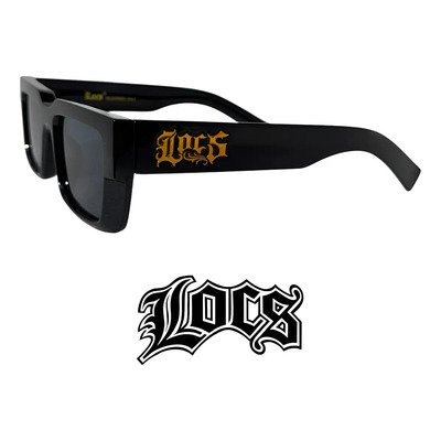 Lentes de Sol Locs VIP Cholo Clásico Rectangular, Negros, con Protección UV | Envío gratis