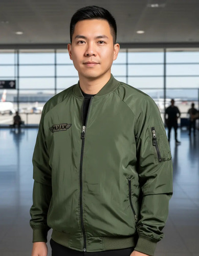 Chamarra 100% Panam Estilo Casual Chamarra Aviador Militar C