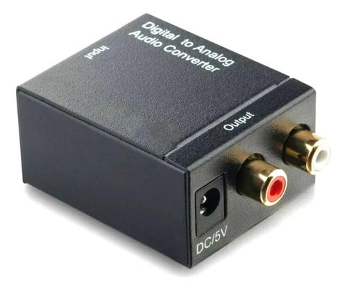 Convertidor Audio Digital A Analogico Coaxial Optico A Rca