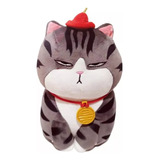 Gato De Peluche De La Suerte Kawuaii Original Miniso Calidad