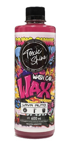 Shampoo Wax Con Cera Carnauba Toxic Shine 600 Cc Ph Neutro