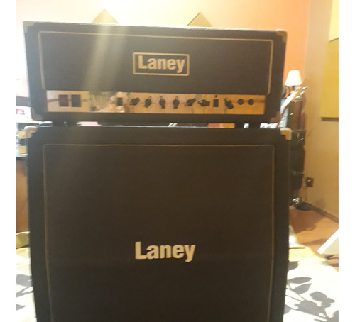 Amplificador De Guitarra Laney Gh100l + Caixa Laney Gs412 Ia