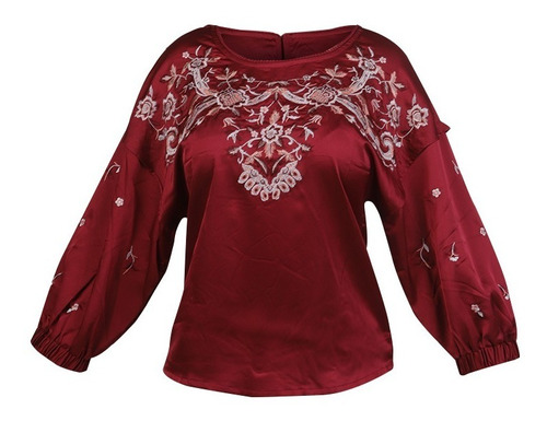 976-92 Blusa Rojo Quemado