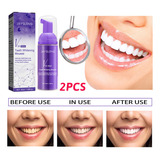 2 Peças De Creme Dental Bright White Teeth Corretor Dentes A