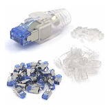 Gen 1 Cat6a Cat7 Conector Blindado Rj45 Ethernet Termin...