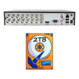 Dvr 1080p Lite Pentahibrido / 16 Canales H.264+ Dvr-216g-f1 2tb