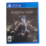 Videojuego Shadow Of War Para Ps4 Usado Video Juego