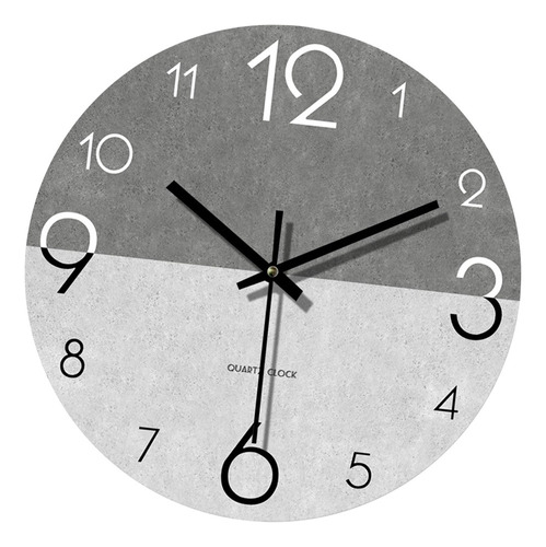 Reloj De Pared Reloj Decorativo Madera Minimalista 30 Cm