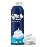 Espuma De Afeitar Gillette Foamy Mentol 312gr